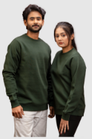 Picture of Men's Crewneck Sweatshirt - 103M - Forest green