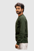 Picture of Men's Crewneck Sweatshirt - 103M - Forest green