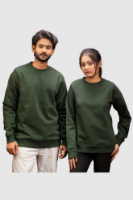 Picture of Women’s Crewneck Sweatshirt - 103W - Forest green