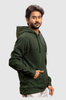Picture of Men’s Full Zip Hoodie - 105M - Forest green