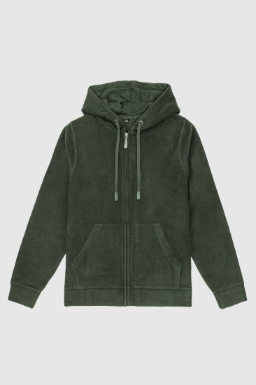 Picture of Women’s Full Zip Hoodie - 105W - Forest green