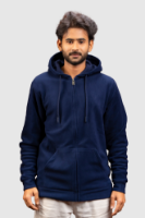 Picture of Men’s Full Zip Hoodie - 105M - Navy