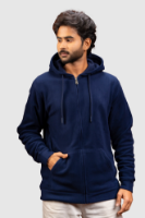 Picture of Men’s Full Zip Hoodie - 105M - Navy