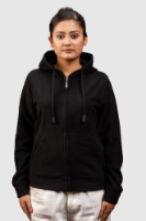 Picture of Women’s Full Zip Hoodie - 105W - Black