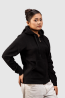 Picture of Women’s Full Zip Hoodie - 105W - Black