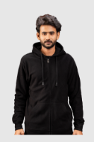 Picture of Men’s Full Zip Hoodie - 105M - Black