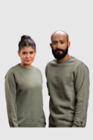 Picture of Men's Crewneck Sweatshirt - 103M - Olive