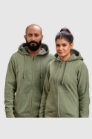 Picture of Men’s Full Zip Hoodie - 105M - Olive