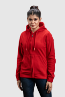 Picture of Women’s Full Zip Hoodie - 105W - Red