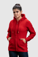Picture of Women’s Full Zip Hoodie - 105W - Red