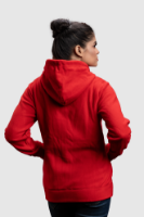 Picture of Women’s Full Zip Hoodie - 105W - Red