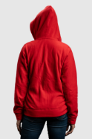 Picture of Women’s Full Zip Hoodie - 105W - Red