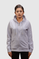 Picture of Women’s Full Zip Hoodie - 105W - White