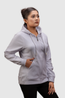 Picture of Women’s Full Zip Hoodie - 105W - White