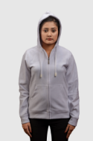 Picture of Women’s Full Zip Hoodie - 105W - White