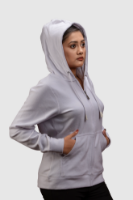 Picture of Women’s Full Zip Hoodie - 105W - White