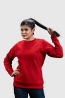 Picture of Women’s Crewneck Sweatshirt - 103W - Red