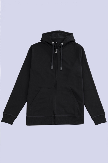 Picture of Men’s Full Zip Hoodie - 104M - Black