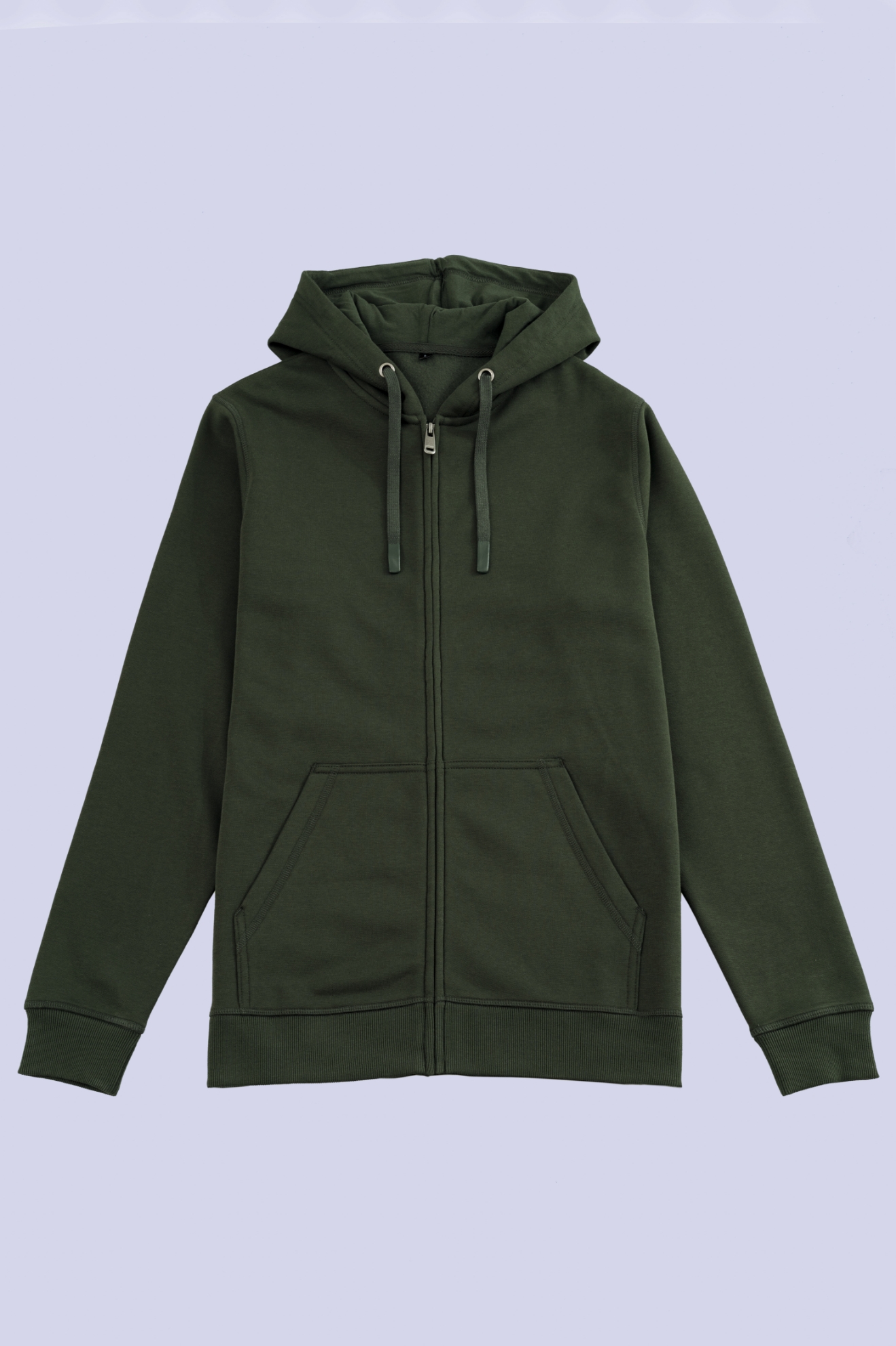 Picture of Men’s Full Zip Hoodie - 104M - Forest Green