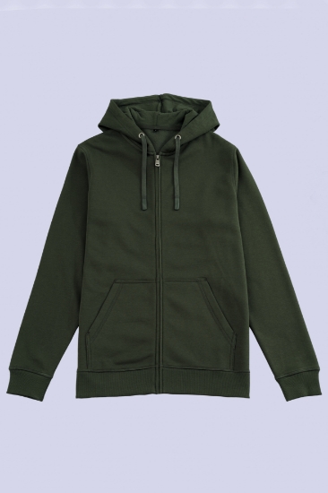 Picture of Men’s Full Zip Hoodie - 104M - Forest Green