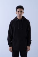 Obrazek Męska bluza z kapturem - 102M - Black