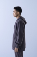 Obrazek Męska bluza z kapturem - 102M - Charcoal
