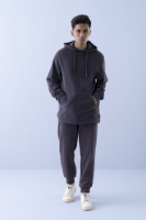 Obrazek Męska bluza z kapturem - 102M - Charcoal