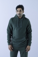 Obrazek Męska bluza z kapturem - 102M - Forest Green