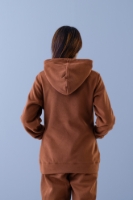 Obrazek Bluza z kapturem damska - 102W - Burgundowa