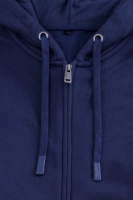 Obrazek Męska bluza z kapturem zapinana na zamek błyskawiczny - 104M - granatowa