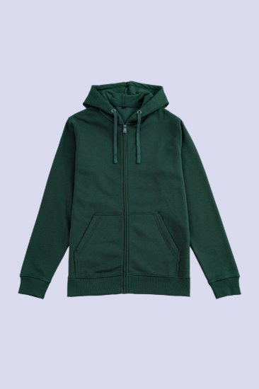 Picture of Men’s Full Zip Hoodie - 104M - Forest Green