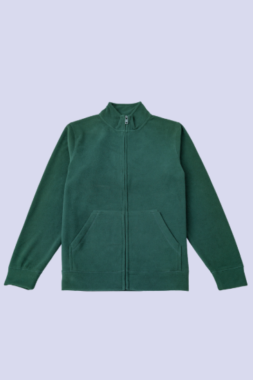 Picture of Men’s Full Zip Jacket - 107M - Forest green